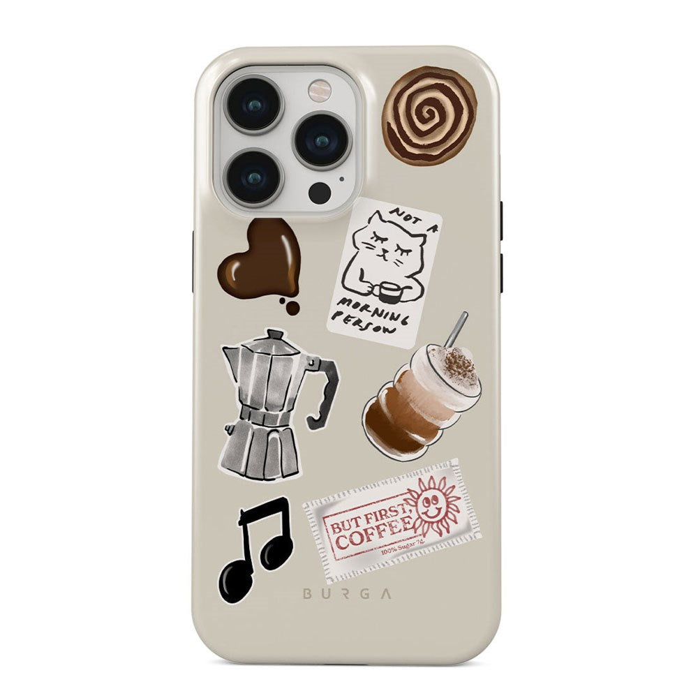Burga iPhone 14 Pro Tough Fashion Case - Oat Milk Please