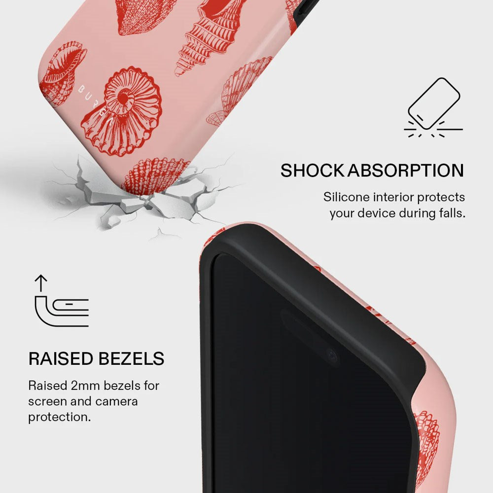 Burga iPhone 17 Tough Fashion Case - MagSafe Compatible - Coastal Treasure