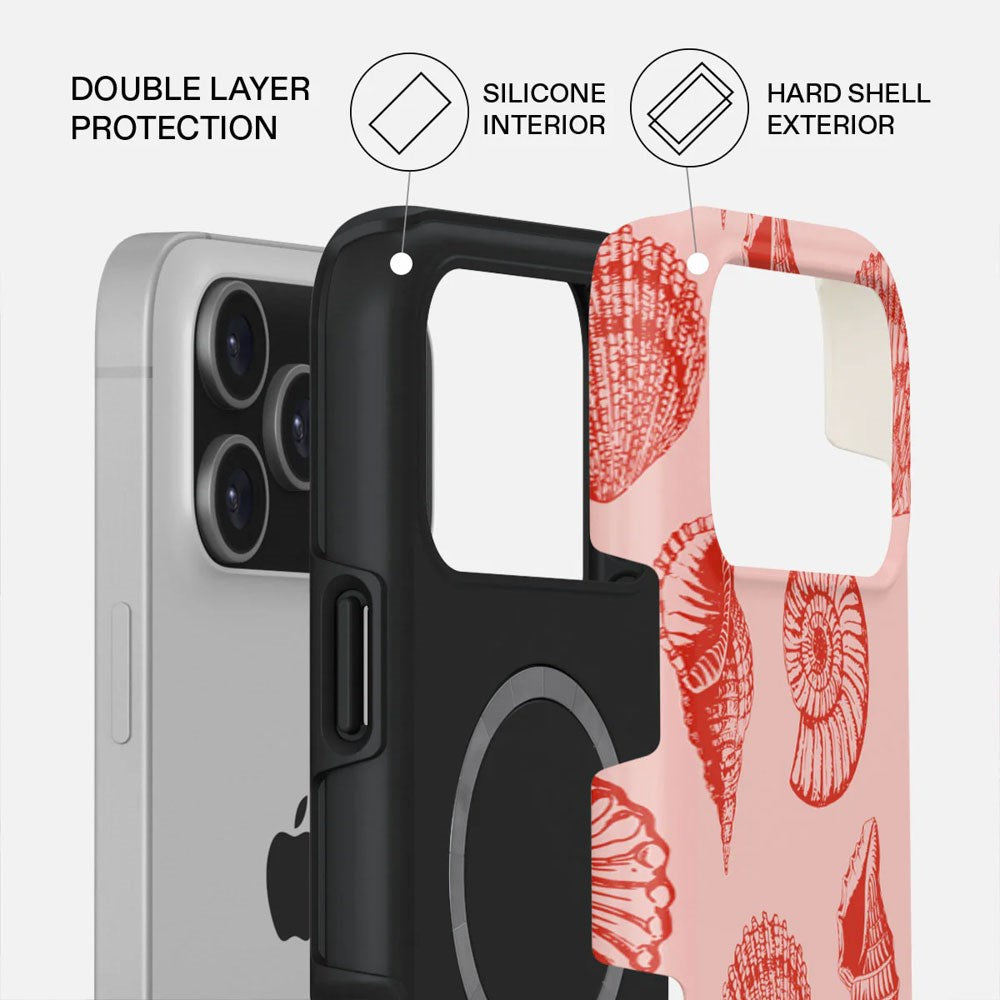 Burga iPhone 17 Pro Max Tough Fashion Case - MagSafe Compatible - Coastal Treasure