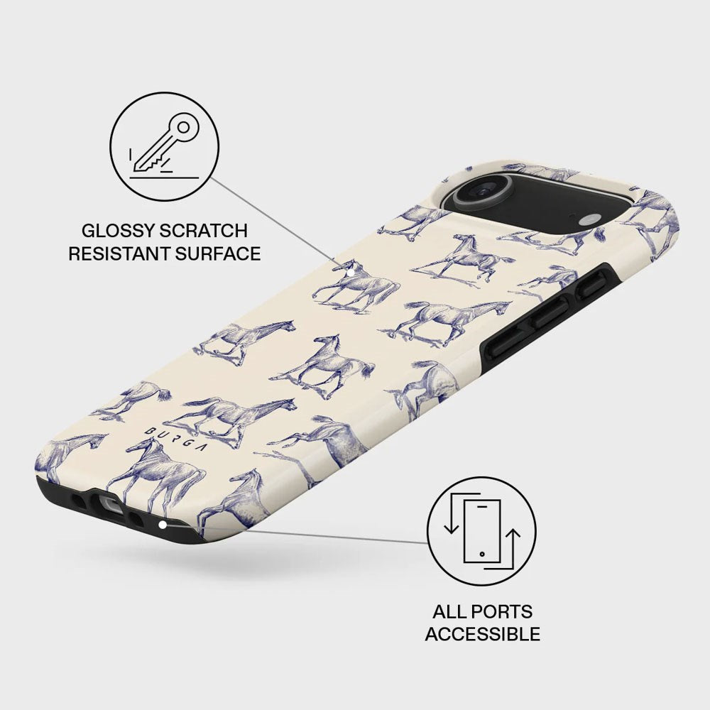 Burga iPhone Air Tough Fashion Case - MagSafe Compatible - Derby Race