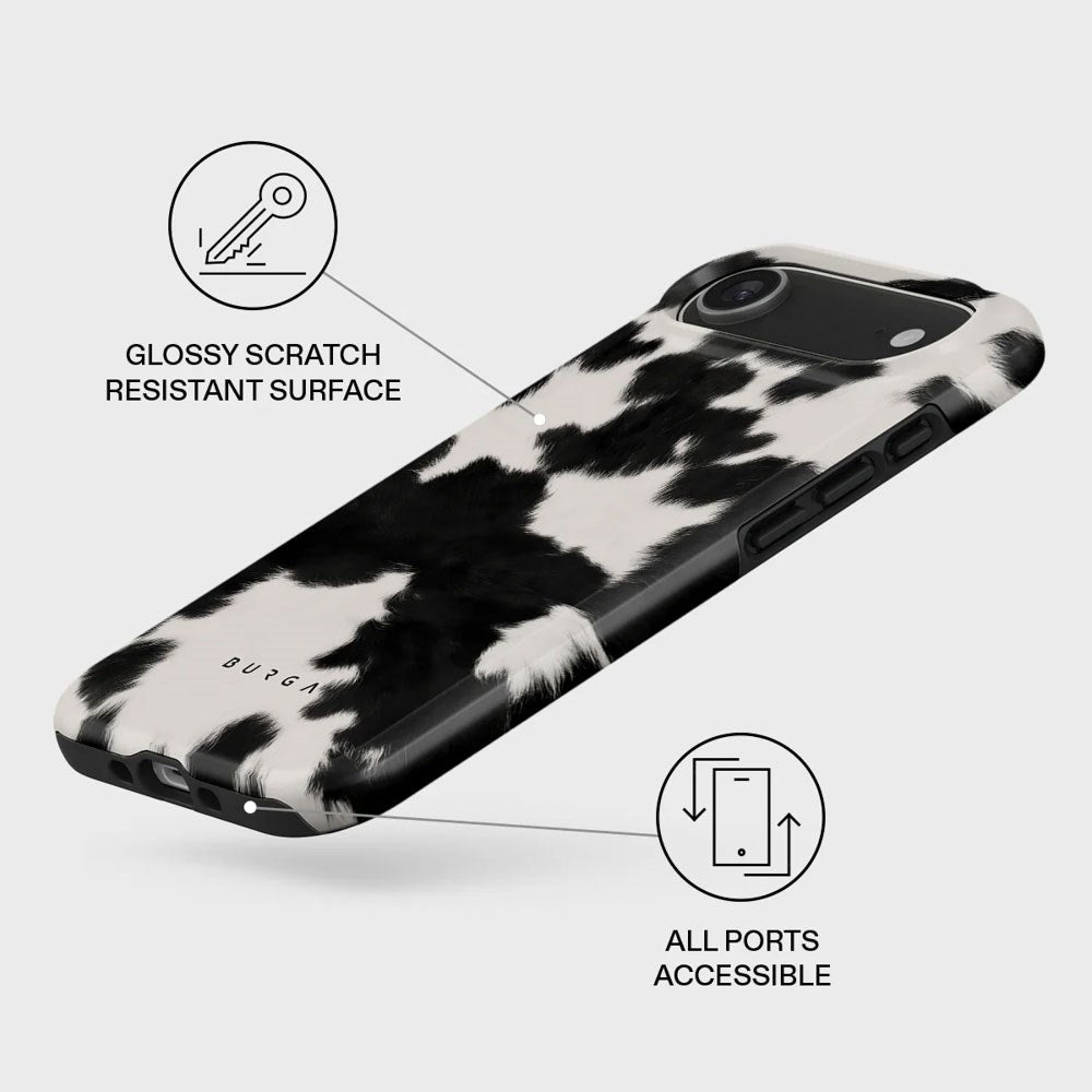 Burga iPhone Air Tough Fashion Case - MagSafe Compatible - Achromatic
