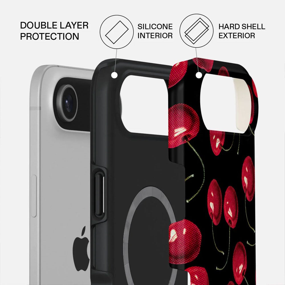 Burga iPhone Air Tough Fashion Case - MagSafe Compatible - Cherrybomb
