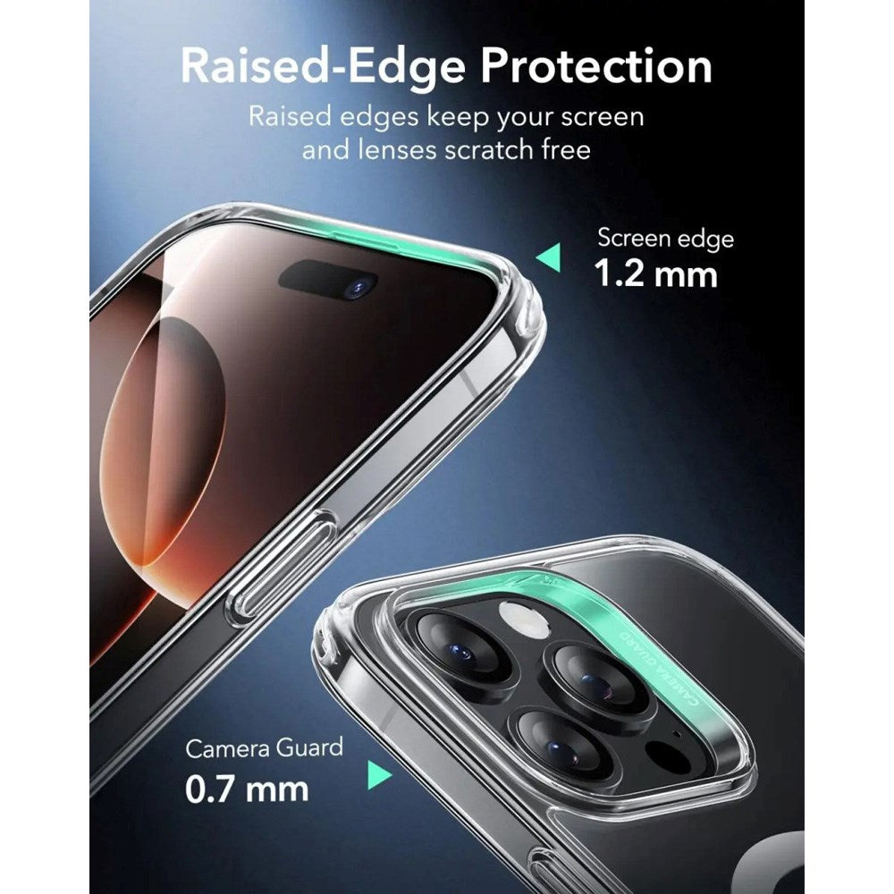 ESR iPhone 16 Pro Classic Hybrid Case with Camera Control Button - MagSafe Compatible - Transparent