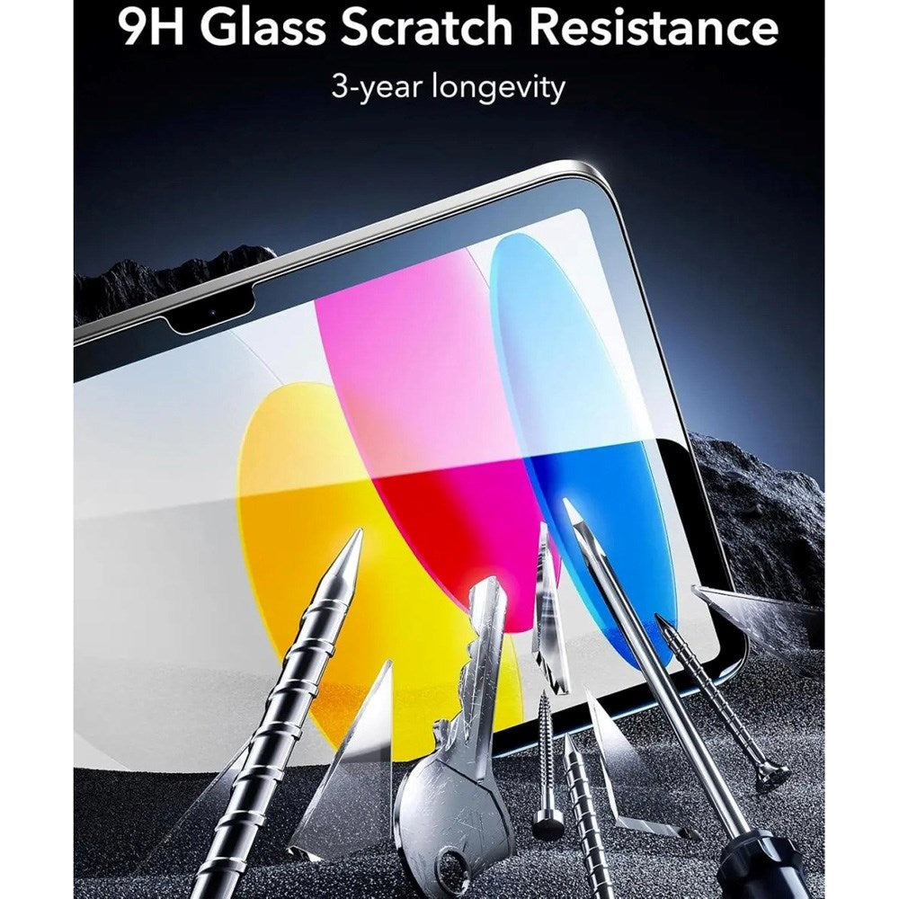 iPad 11" (2025) / 10.9" (2024/2022) ESR Tempered Screen Protector with Mounting Box - 2 pcs. - Transparent