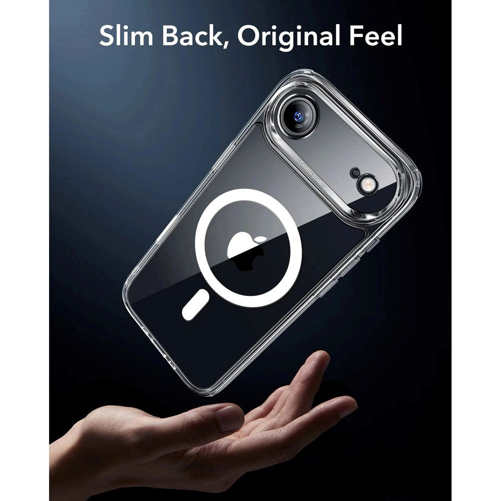 ESR iPhone Air Classic Hybrid Case with Camera Control Button - MagSafe Compatible - Transparent