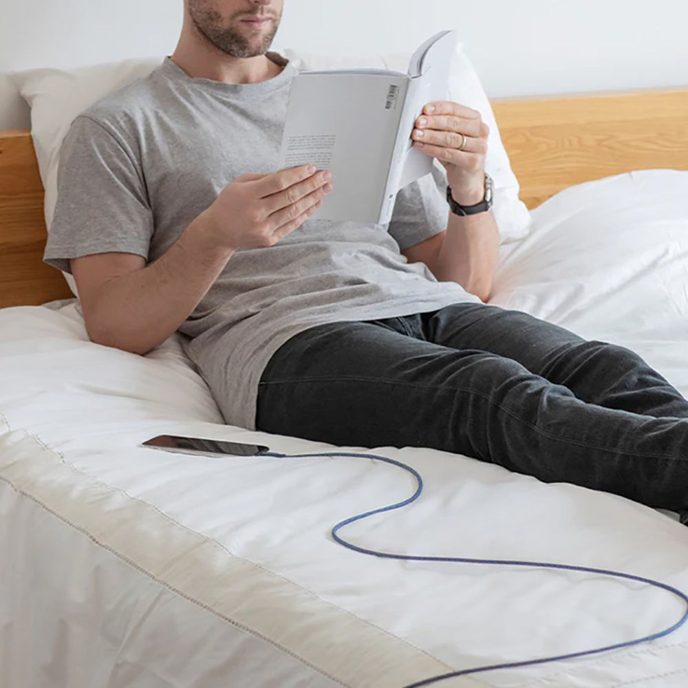 Native Union Belt Cable USB-A to Lightning with leather buckle 3 meters. - Cosmos