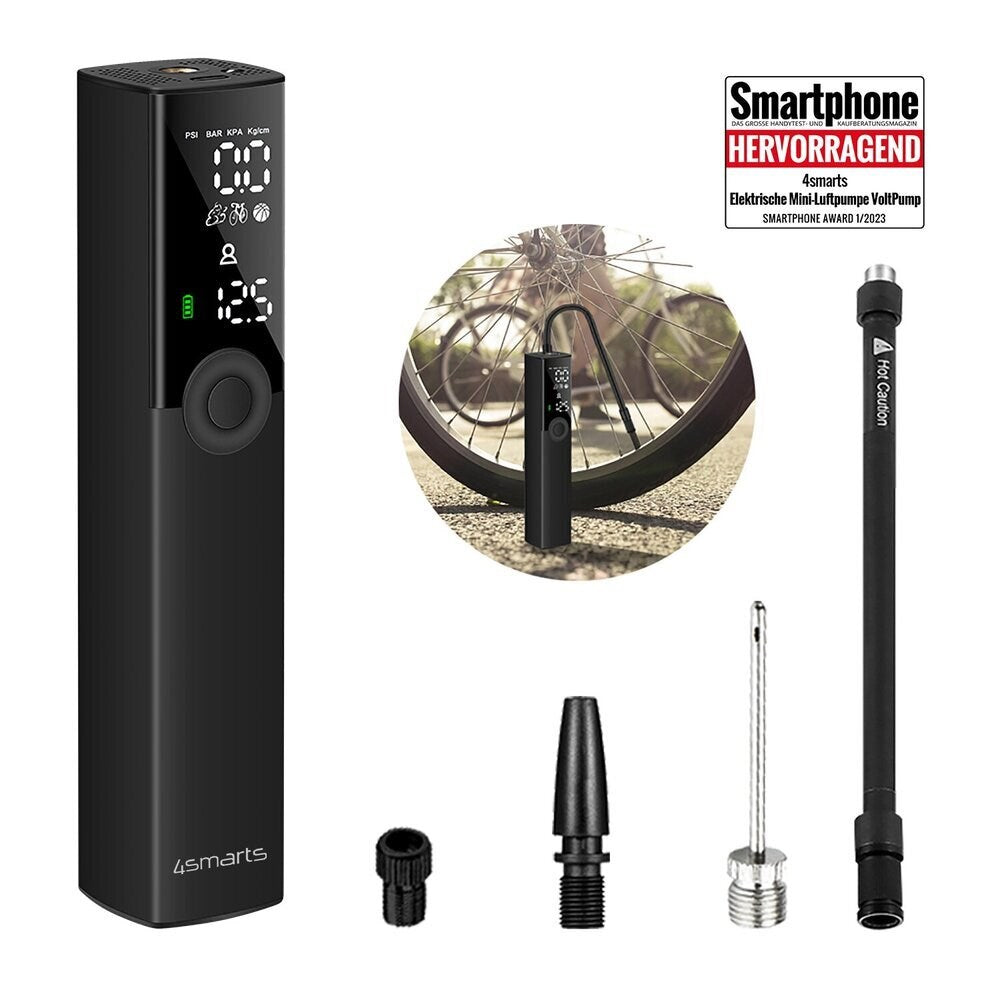 4smarts Universal VoltPump Mini Air Pump - Black