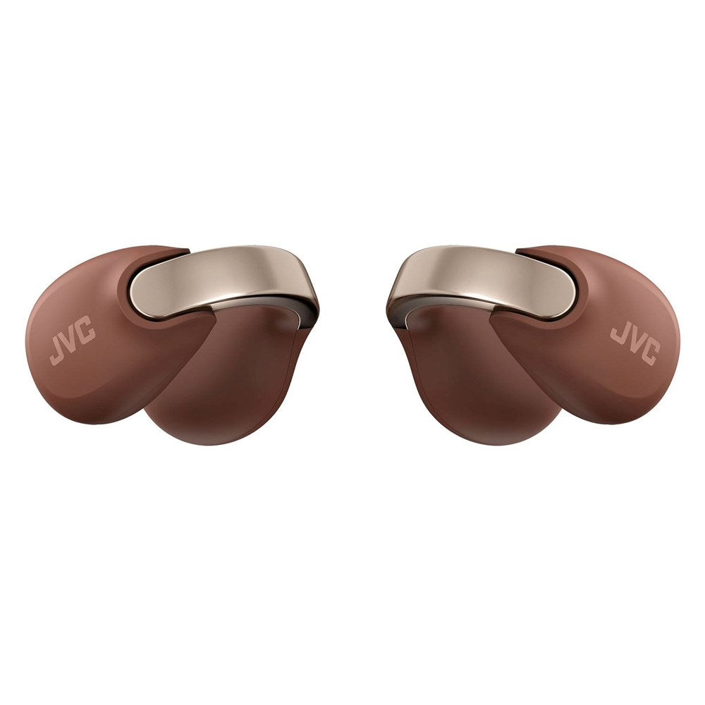 JVC Nearphones HA-NP1T True Wireless Open-Ear Cuff Headphones - Brown