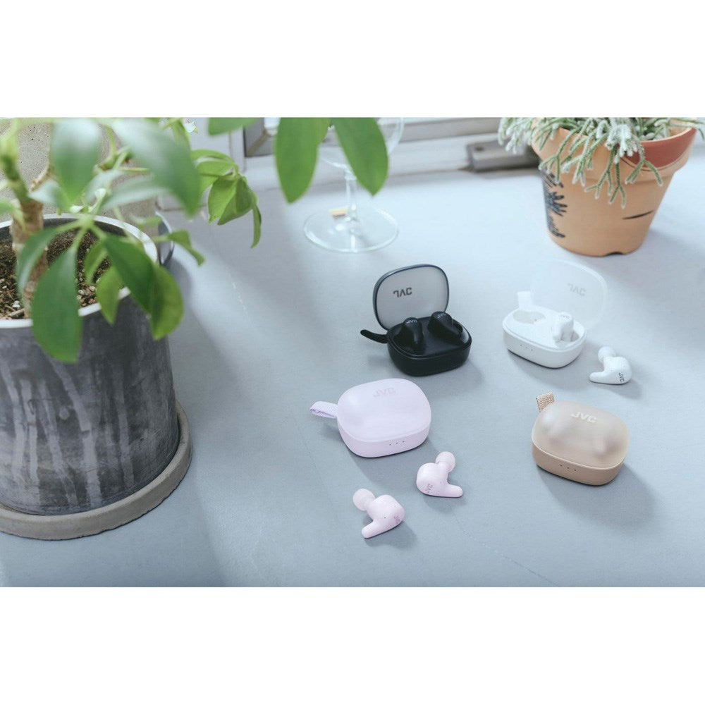 JVC Gumy HA-A23T True Wireless In-Ear Headphones - Active Noise Cancelling - Beige