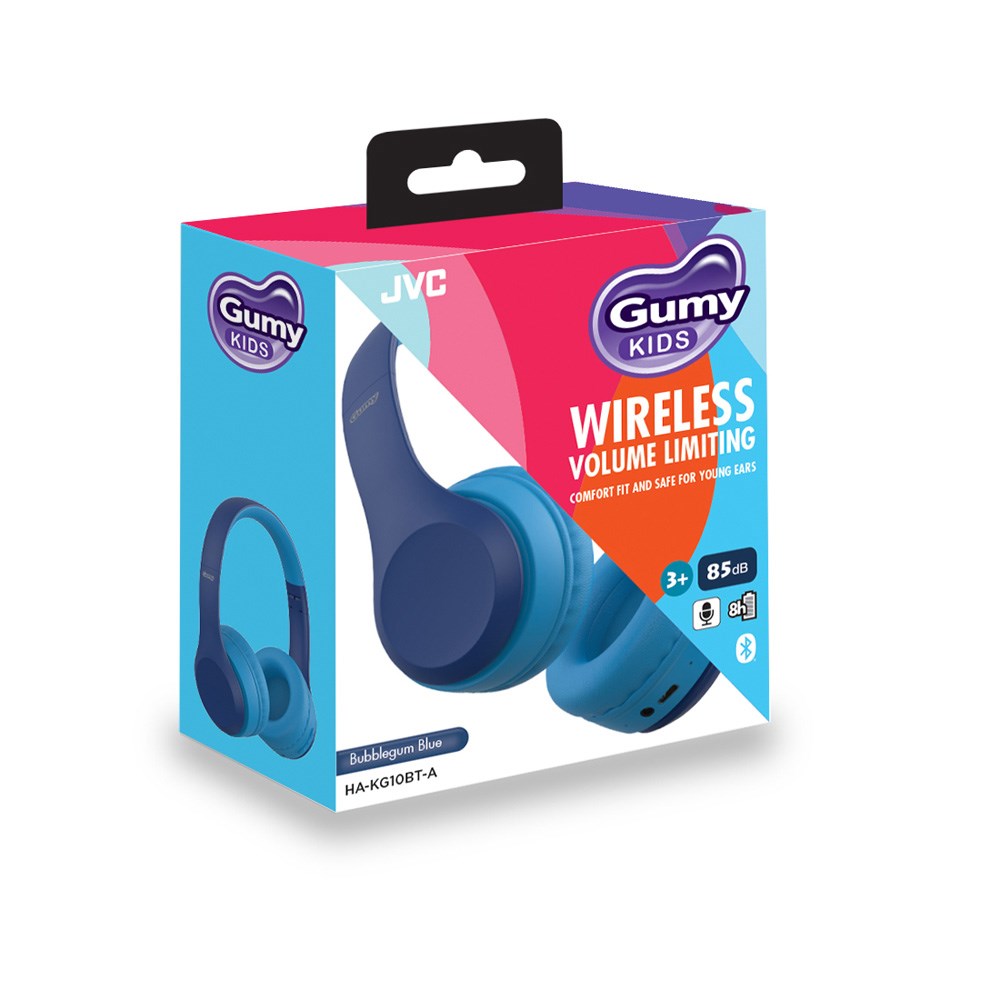 JVC Gumy Kids True Wireless Headphones – Bubblegum Blue