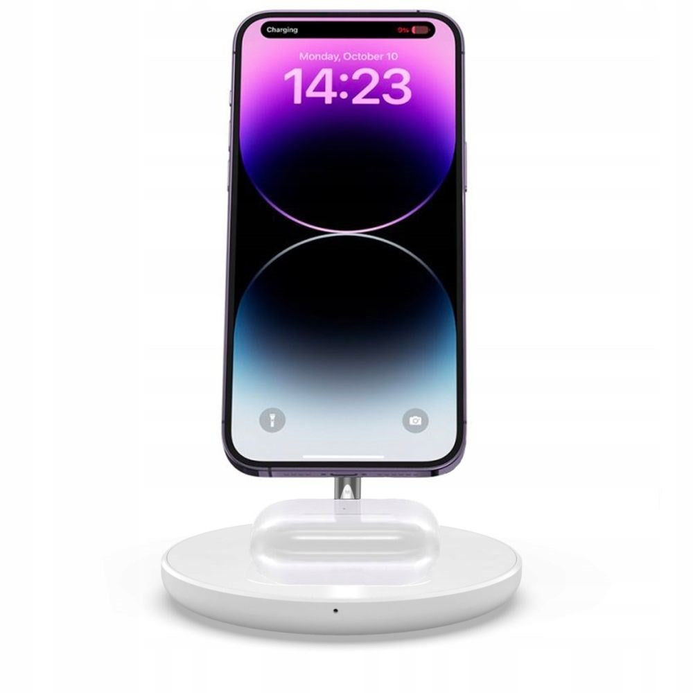 Tech-Protect A21 2-in-1 Wireless Charger 15W - White