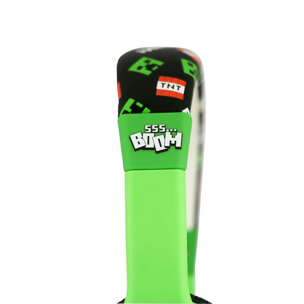 Minecraft OTL On-Ear Headset for Kids with Jack Plug - Max. 85dB - Green