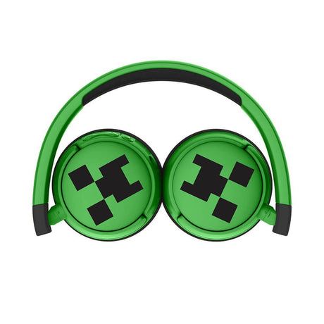 Minecraft OTL On-Ear Wireless Headphones for Kids - Green / Black