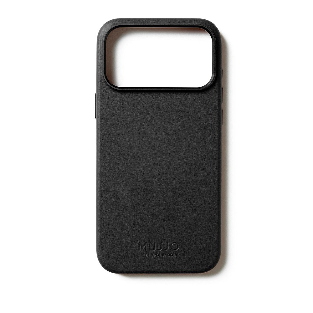Mujjo iPhone 17 Pro Max Leather Case - MagSafe Compatible - Black
