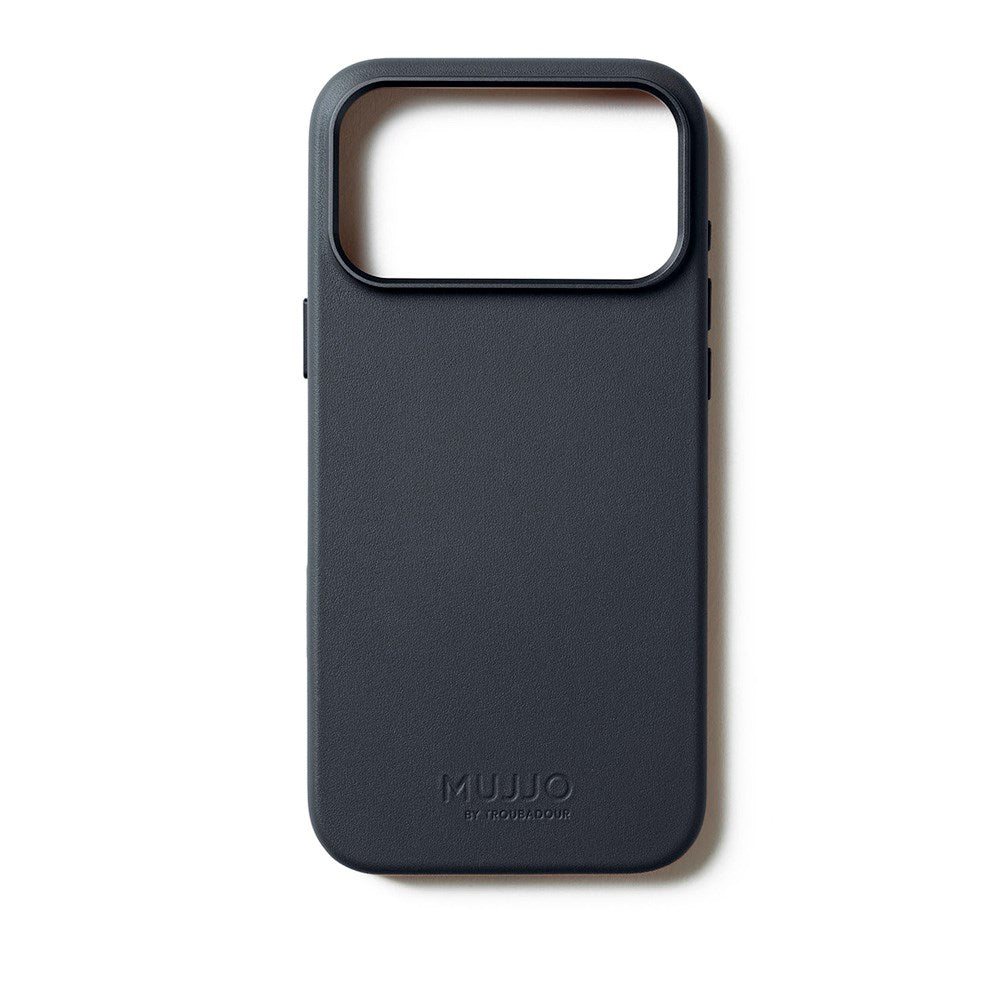 Mujjo iPhone 17 Pro Leather Case - MagSafe Compatible - Basalt