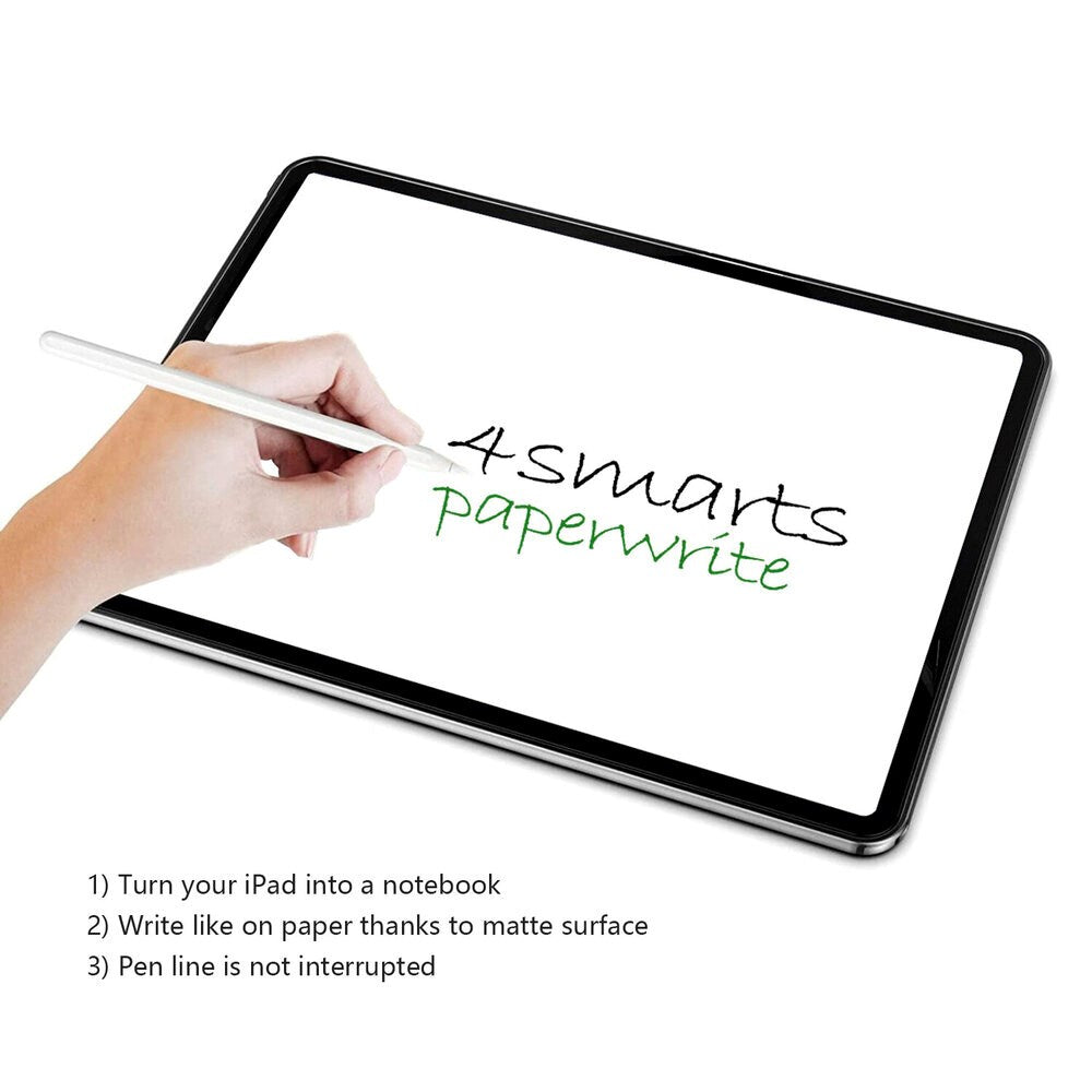 iPad 11" (2025) / 10.9" (2024/2022) 4smarts Screen Protector Film with Paperwrite Function - Transparent