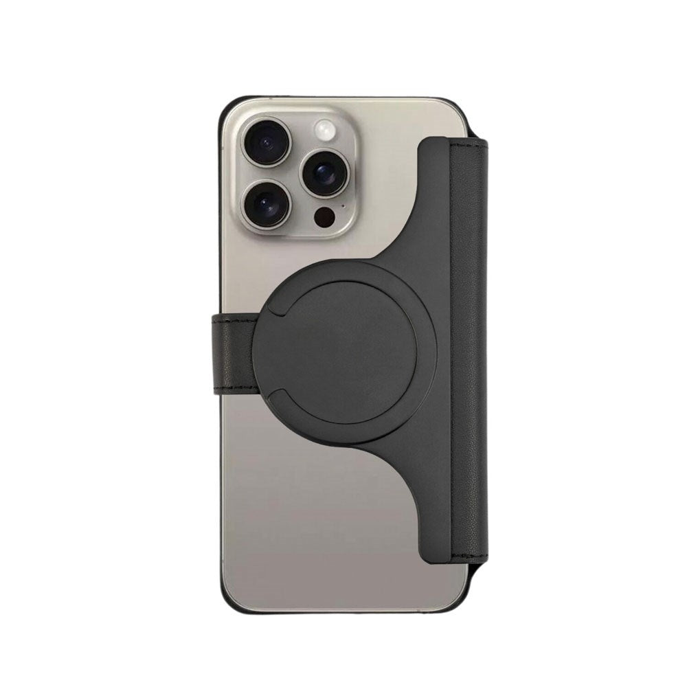 4smarts Universal CardCaddy Flip Case XL - 6.7" / 17cm - MagSafe Compatible - Black