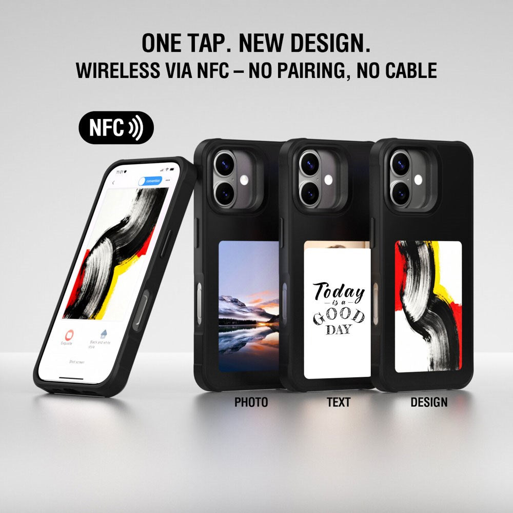 iPhone 17 4smarts E-Ink Case - MagSafe Compatible - Black