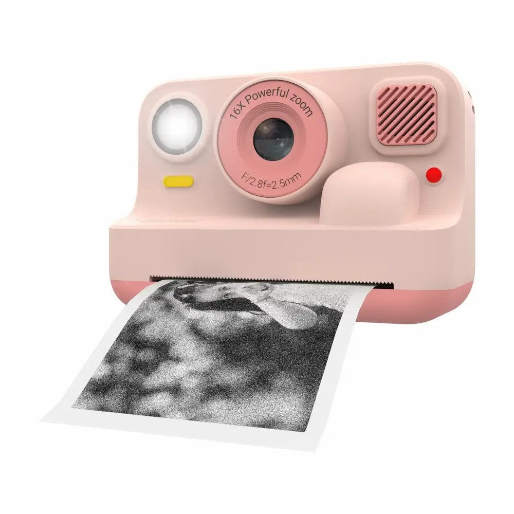 Denver KPC-1374BTRO Camera for Kids with Built-in Thermal Printer & Games - Pink