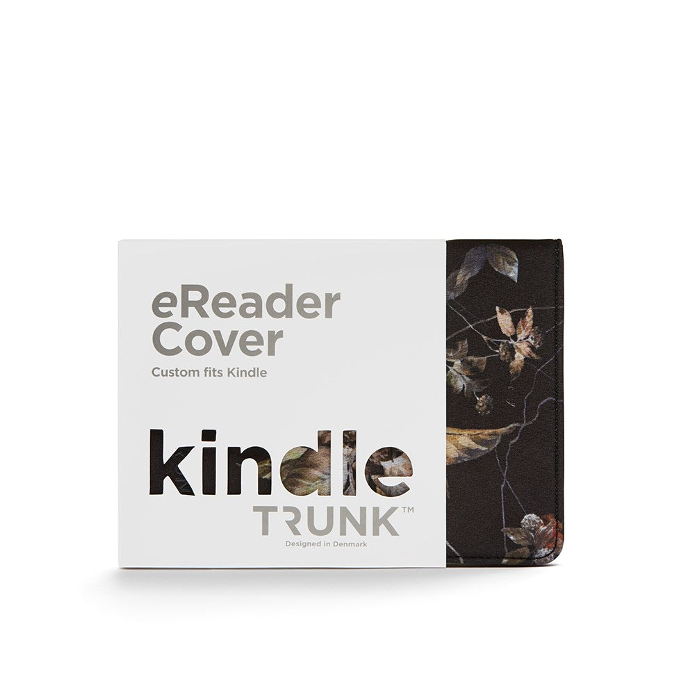 Trunk Kindle Paperwhite (2024) Flip Case - Black Flower