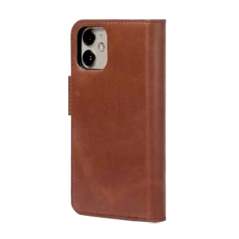 iPhone 12 / 12 Pro Trunk 2-i-1 Wallet Flip Case - Brown