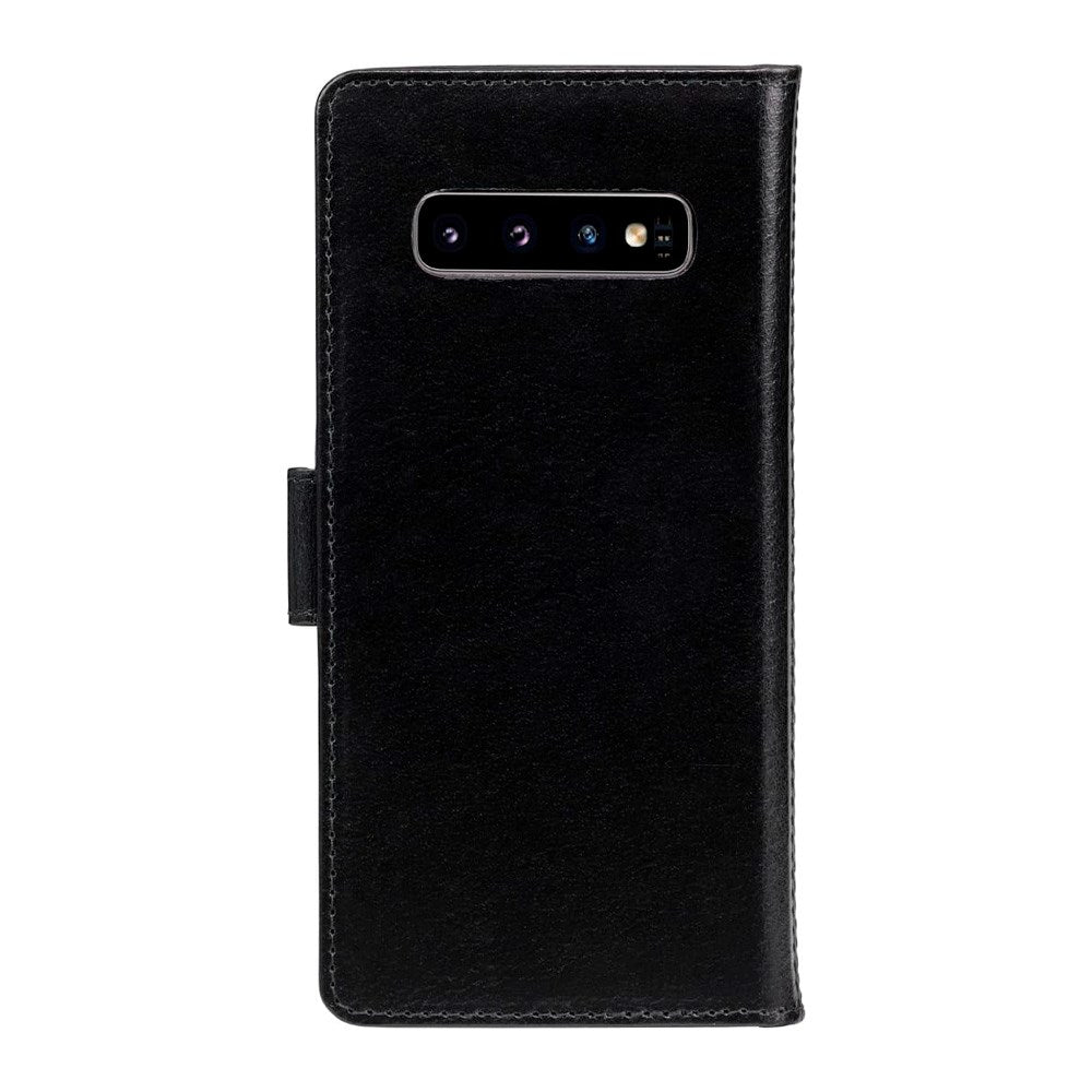 Samsung Galaxy S10+ (Plus) dbramante1928 Lynge 2-in-1 Genuine Leather Flip Case - Black