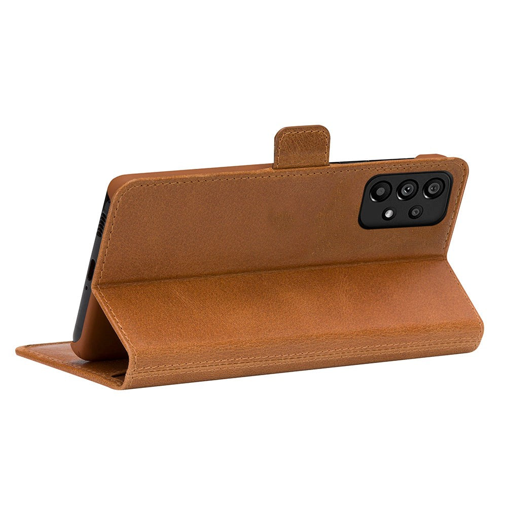 Samsung Galaxy A53 dbramante1928 Copenhagen Slim Genuine Leather Wallet Case - Brown