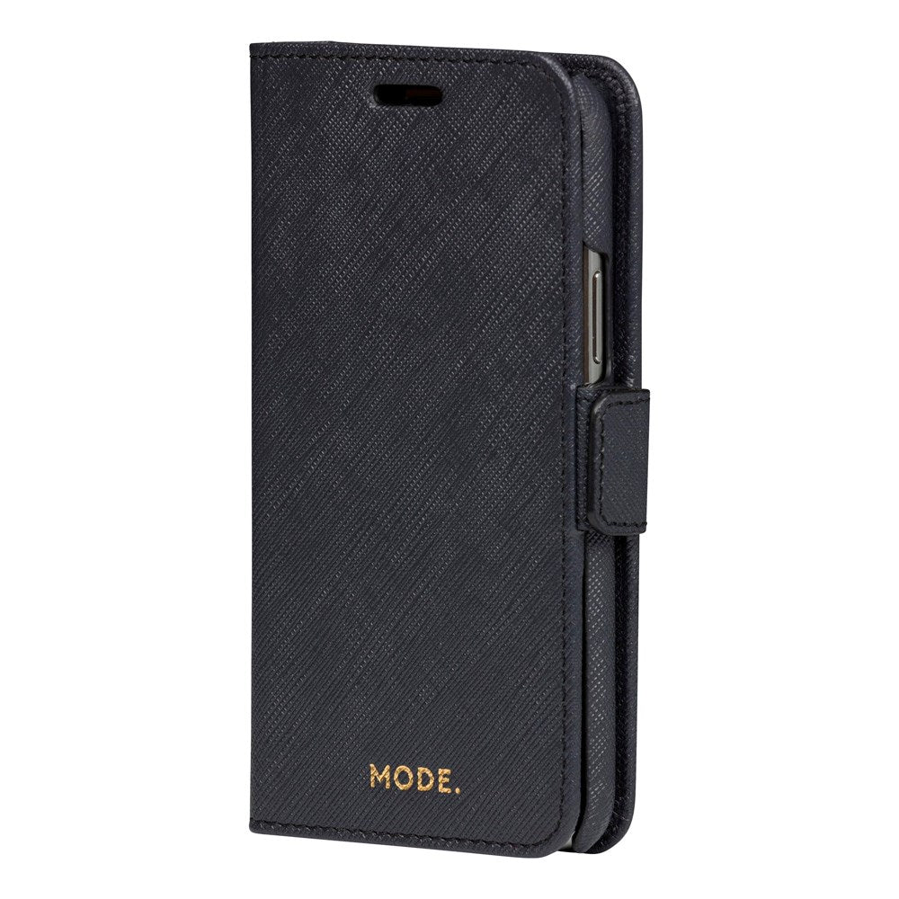 iPhone 11 Pro Max dbramante1928 New York 2-in-1 Genuine Leather Flip Case - Night Black