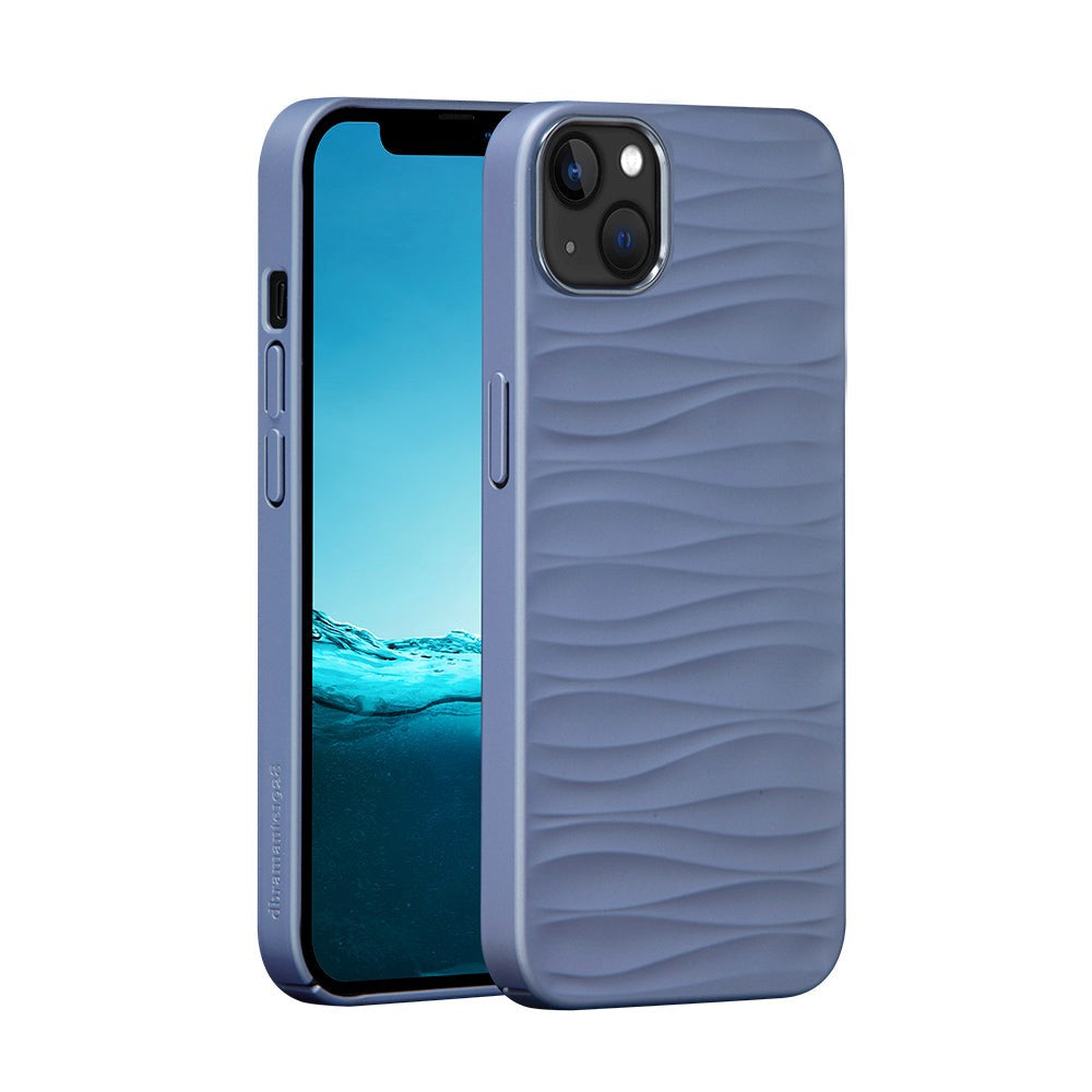 dbramante1928 iPhone 14 Plus Dune Back Case - 100% Recycled Plastic - Blue