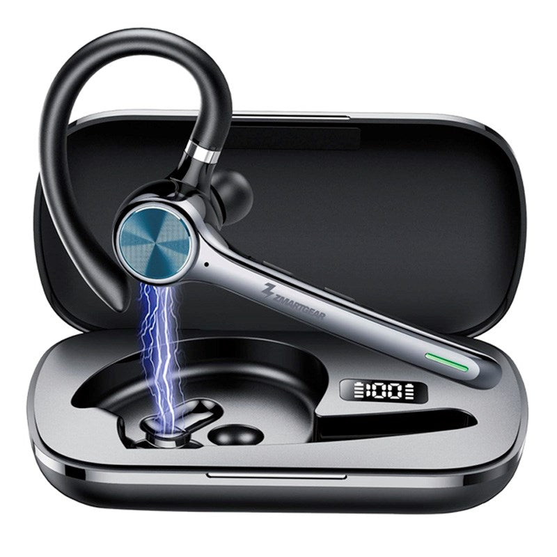 Zmartgear Single In-Ear Bluetooth Headset with Noise Reduction - Grey