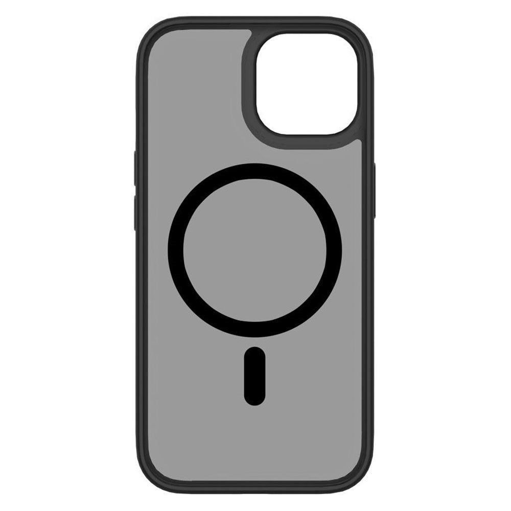 iPhone 15 Lippa Hybrid Plastic Case - MagSafe Compatible - Matte / Black