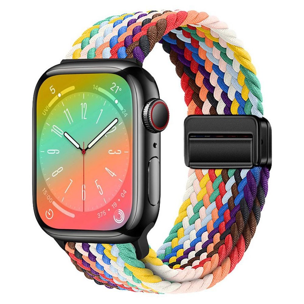 Apple Watch (38/40/SE/41/42mm) Lippa Nylon Strap with Magnetic Lock - Multicolored