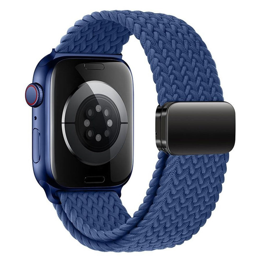 Apple Watch (38/40/SE/41/42mm) Lippa Nylon Strap with Magnetic Lock - Blue