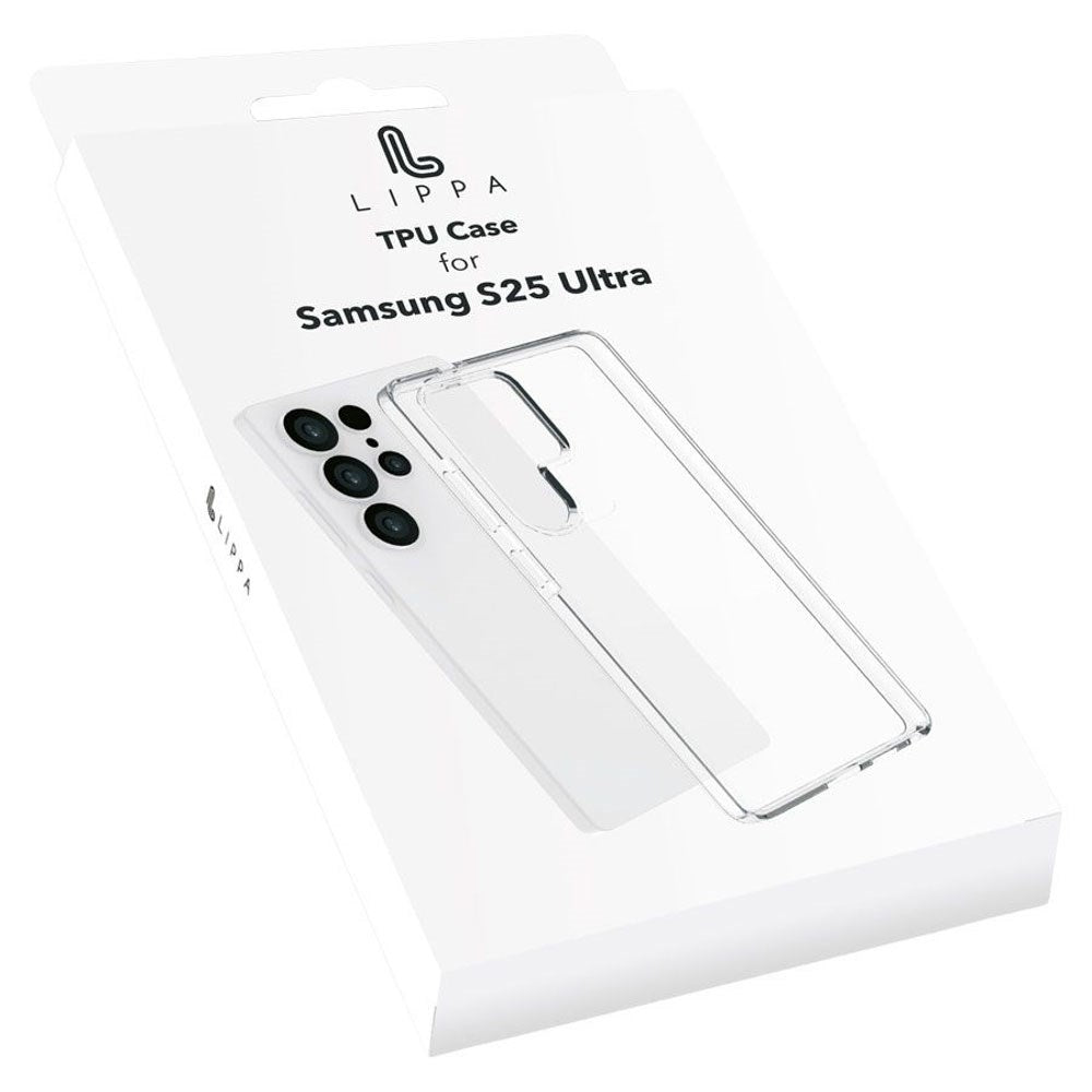 Samsung Galaxy S25 Ultra Lippa Flexible Plastic Case - Transparent