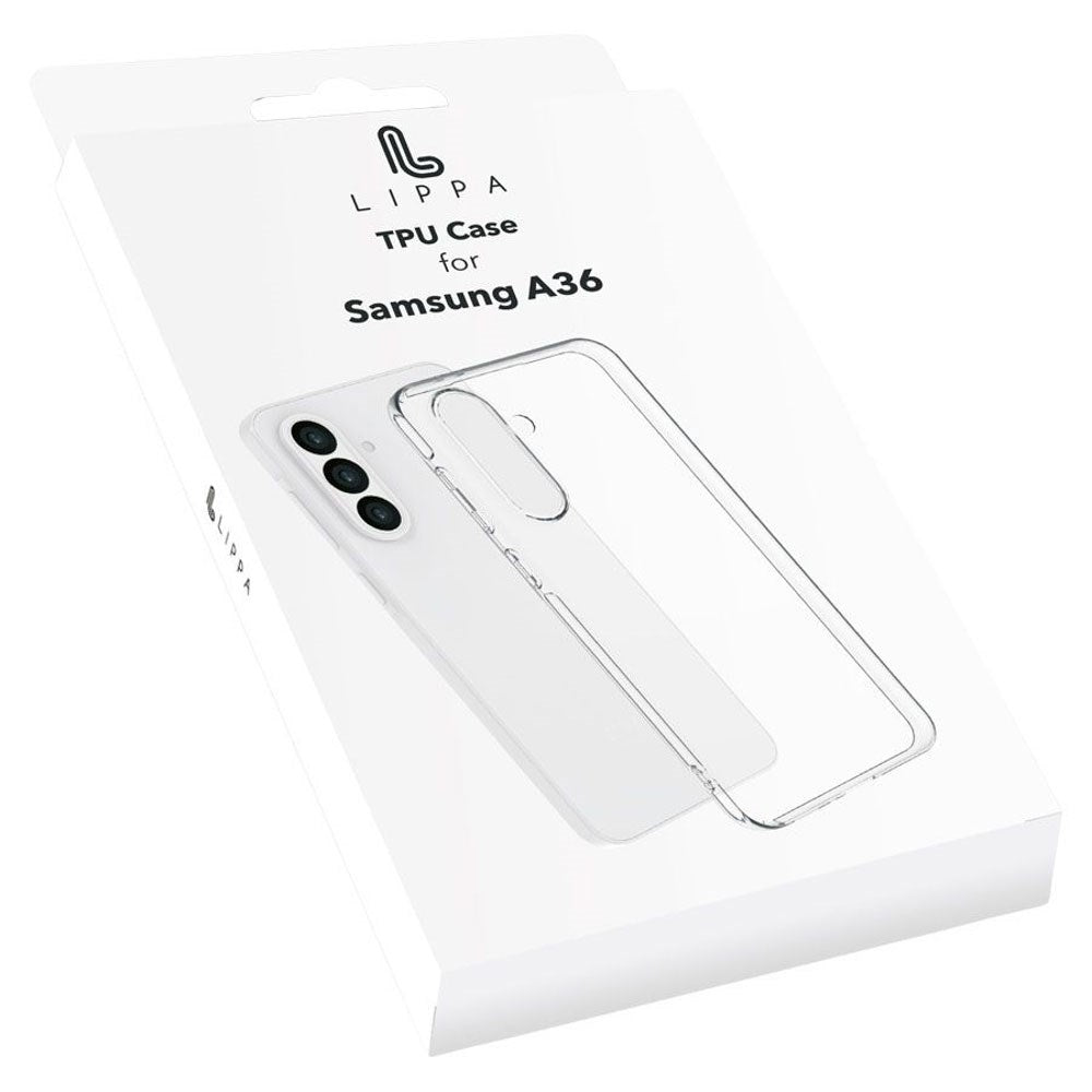 Samsung Galaxy A36 Lippa Flexible Plastic Case - Transparent