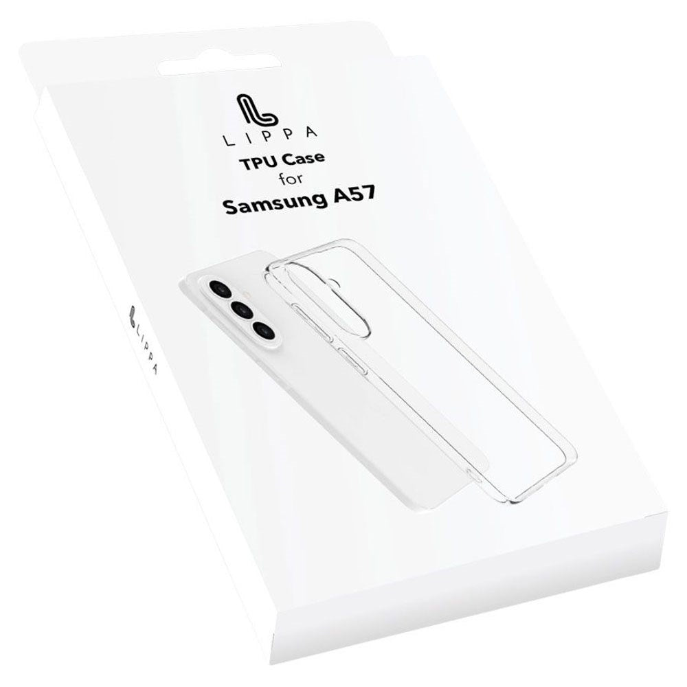 Samsung Galaxy A57 Lippa Flexible Plastic Case - Transparent