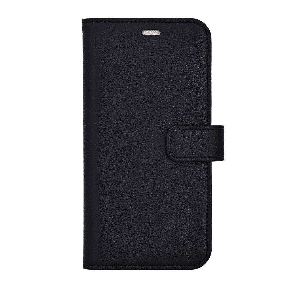 RadiCover iPhone 17 Anti Radiation Faux Leather Flip Case with Wallet - Black