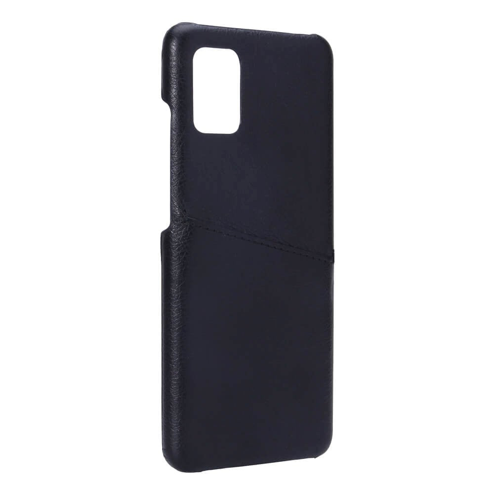 Samsung Galaxy A51 Onsala Faux Leather Case with Card Pocket - Black