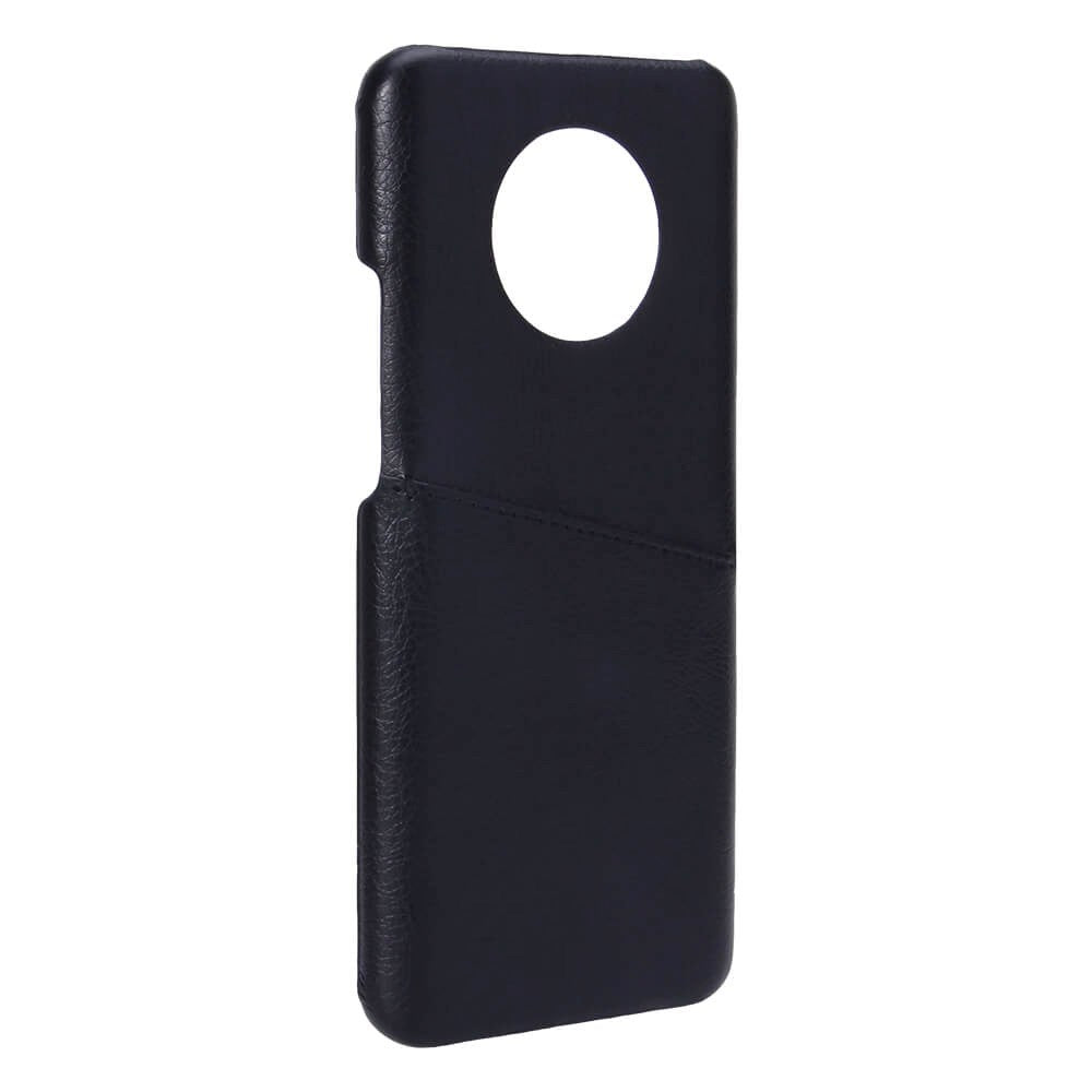 OnePlus 7T Onsala Faux Leather Case with Card Pocket - Black