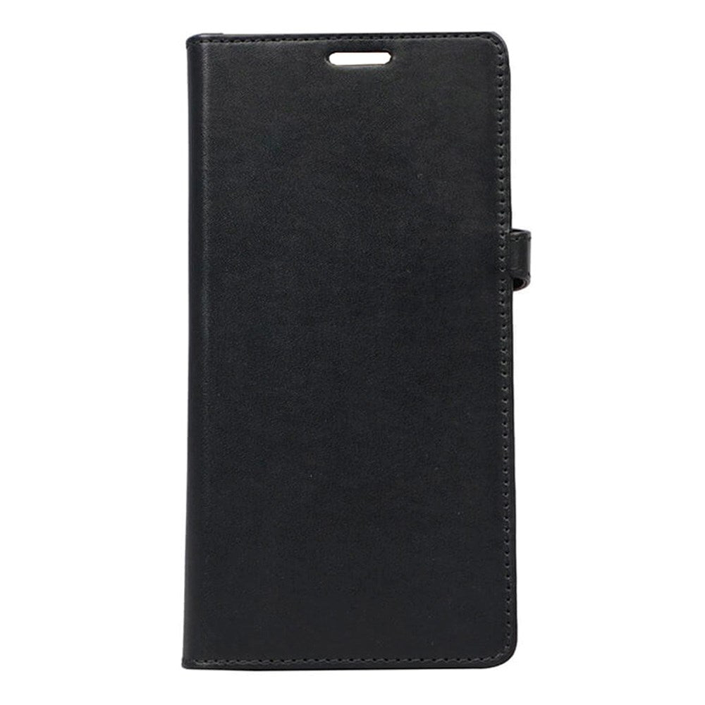 Samsung Galaxy A71 Buffalo 2-in-1 Genuine Leather Flip Case - Black