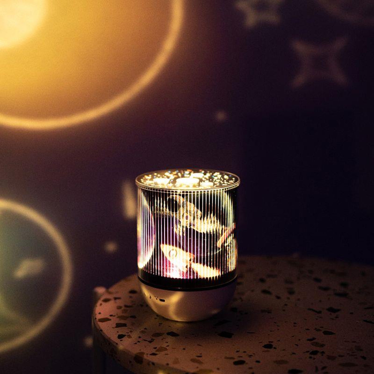Telcon Night Light with Bluetooth & Projector - White