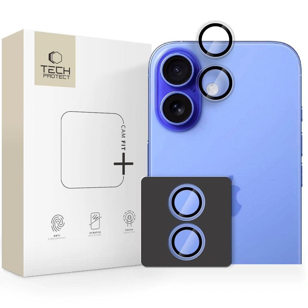 iPhone 17 Tech-Protect Camring Fit+ Camera Lens Protector - Transparent