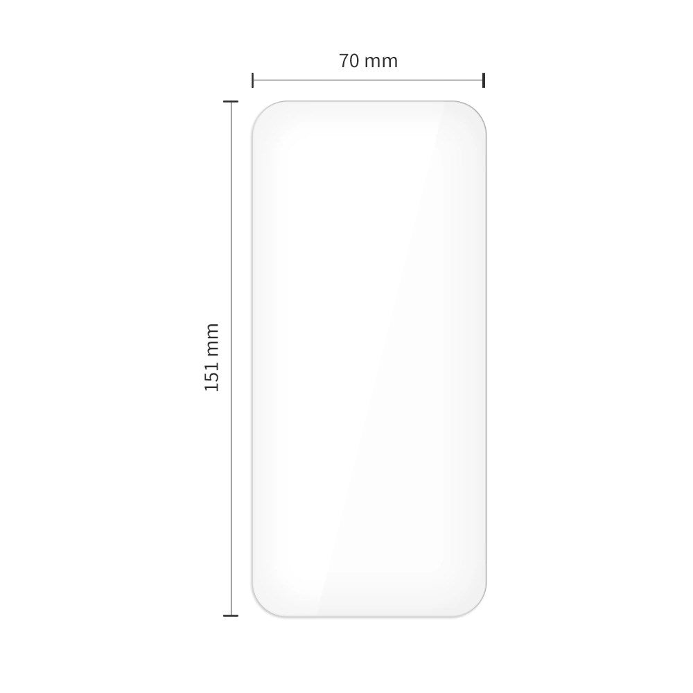 iPhone Air Tech-Protect Glass Fit+ Screen Protection Glass - 2 pcs - Transparent