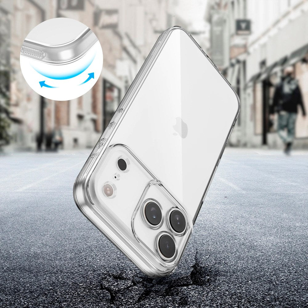 iPhone 17 Pro Tech-Protect Flexair Flexible Plastic Case - Transparent