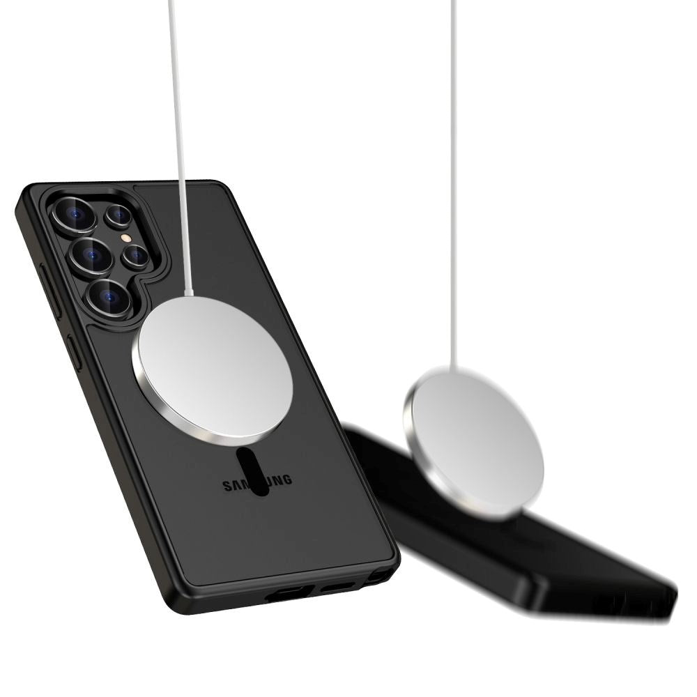 Samsung Galaxy S25 Ultra Tech-Protect Magmat Case - MagSafe Compatible - Matte Black