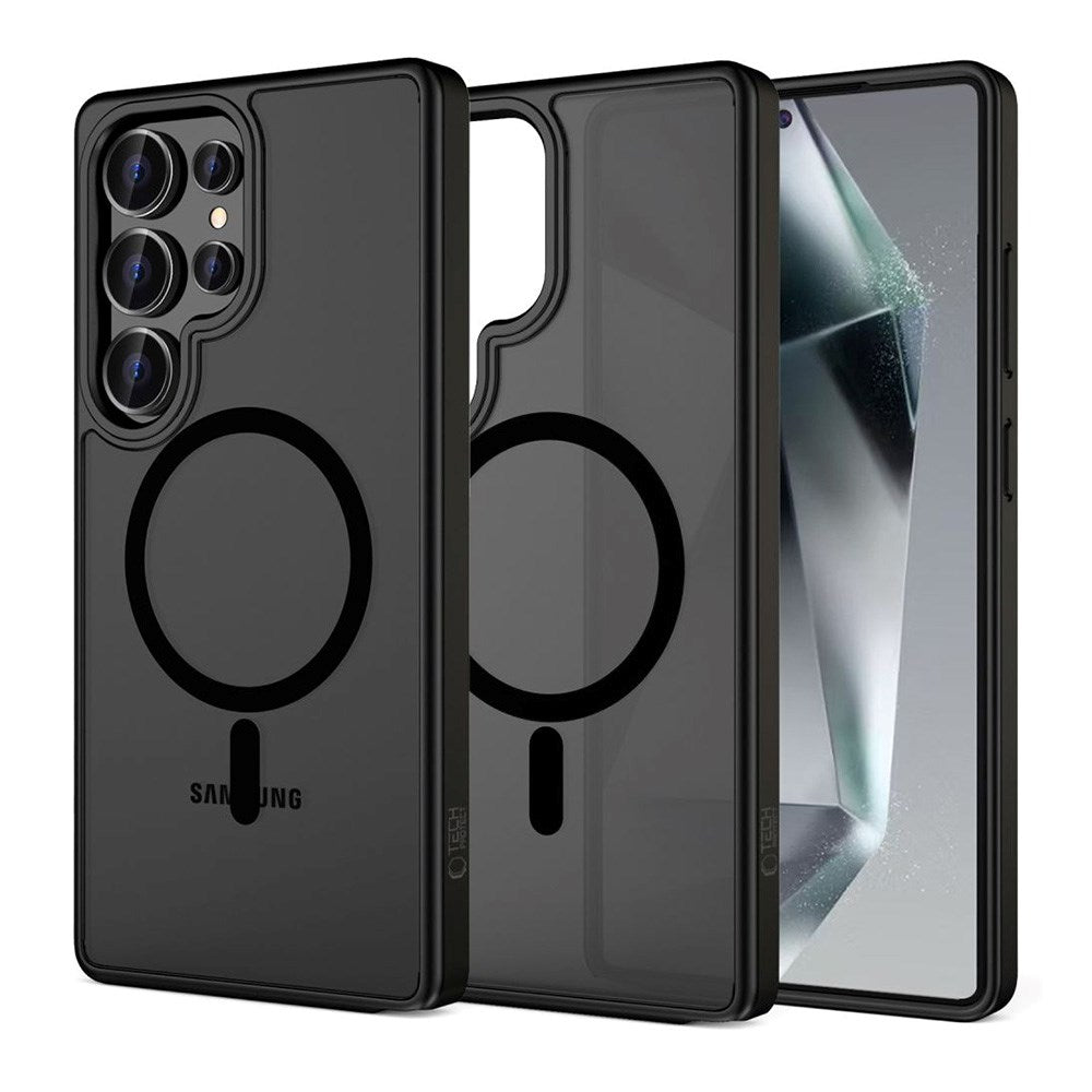 Samsung Galaxy S25 Ultra Tech-Protect Magmat Case - MagSafe Compatible - Matte Black