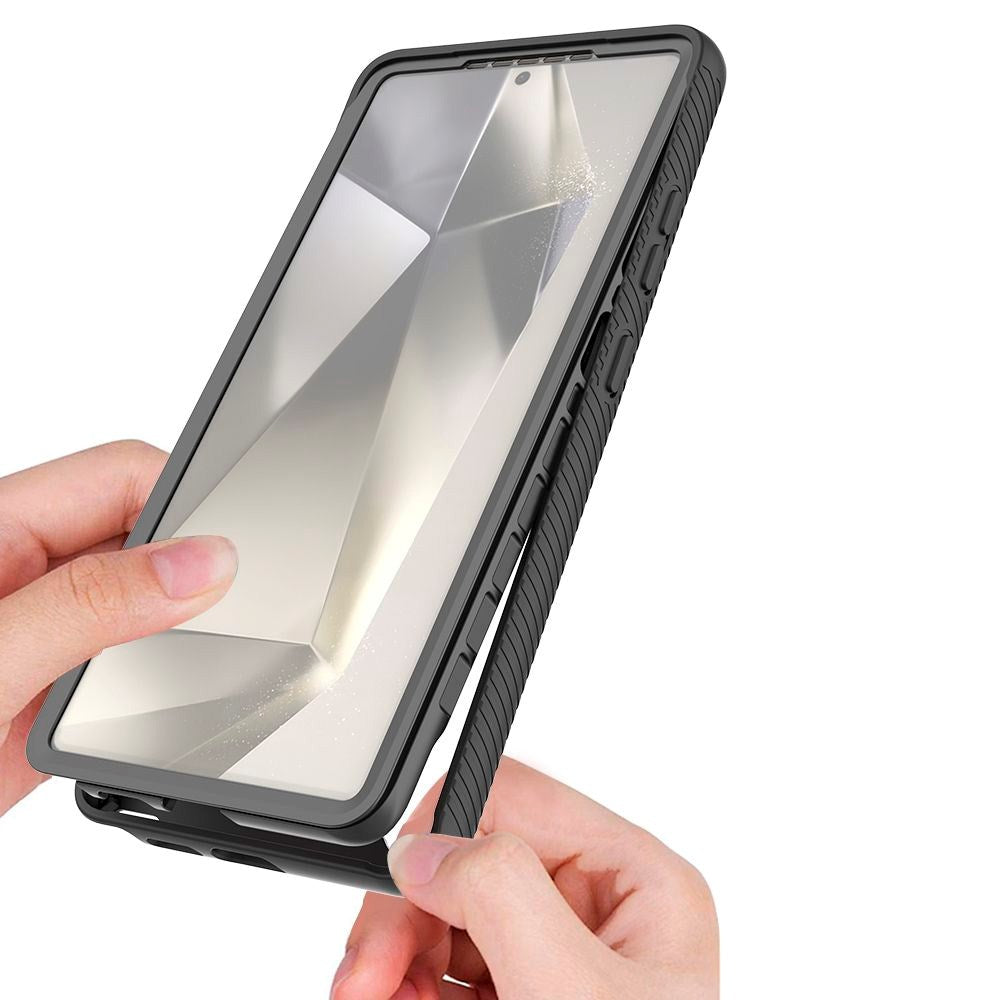 Samsung Galaxy S25 Ultra Tech-Protect Defense Hybrid Case - MagSafe Compatible - Transparent / Black