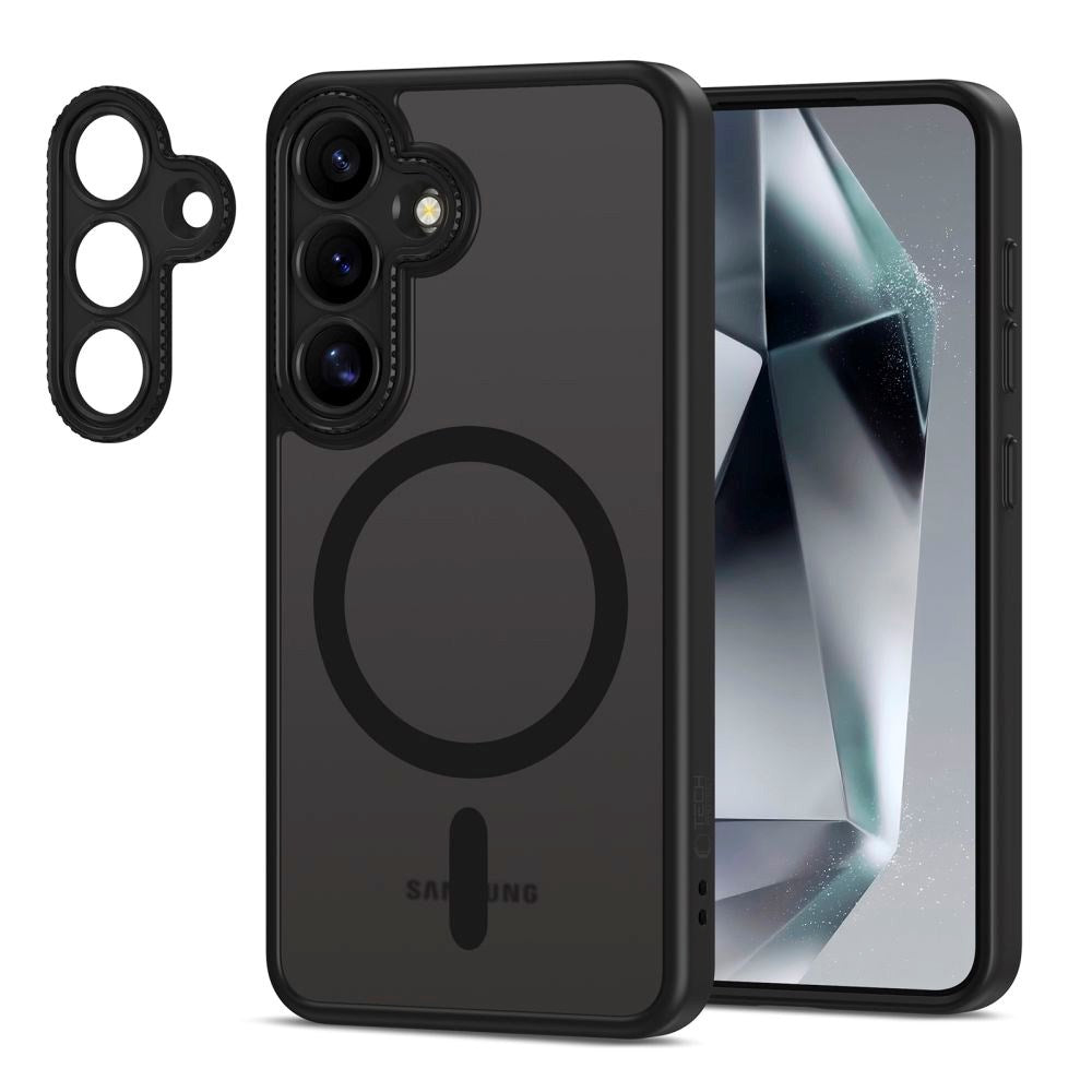 Samsung Galaxy S25 Tech-Protect MagCam Case - MagSafe Compatible - Matte Black