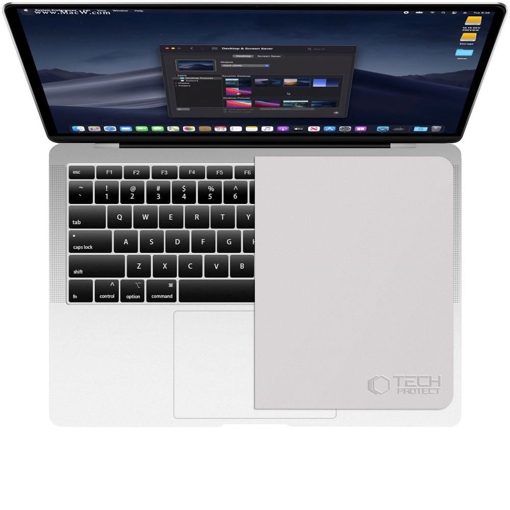 Tech-Protect Polishing Cloth for Laptop 15-16" - Grey