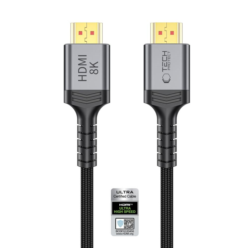 Tech-Protect UltraBoost HDMI to HDMI Cable - 2m - Black